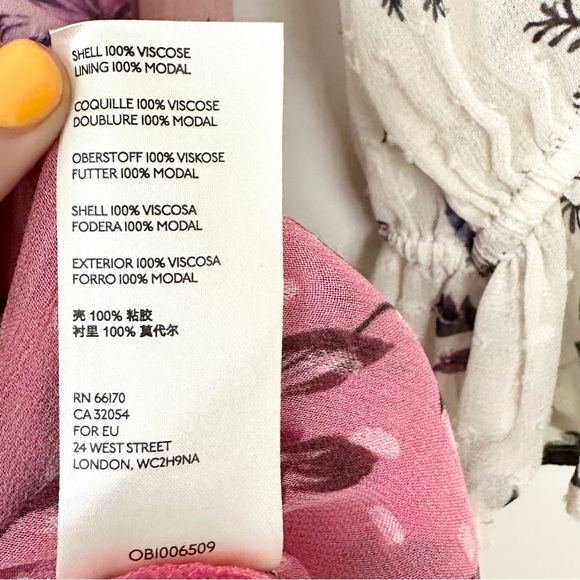 Anthropologie Dip-Dyed Floral Dress - Picture 16 of 16